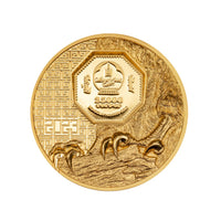 Mongólia selvagem - Falcon mongol - moeda de 25.000 togrog ou 1 oz - seja 2023