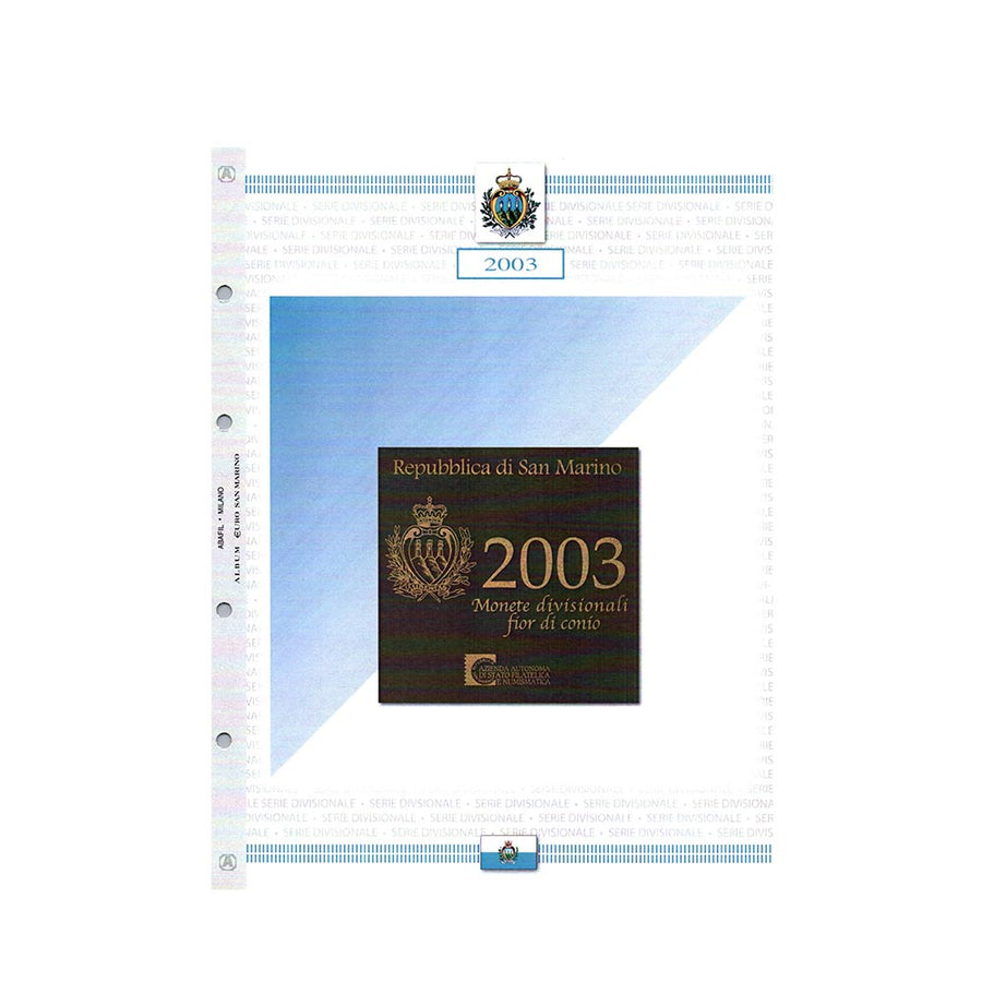 Blätter Album 2002 bis 2021 - Divisions -Serie - Saint Marin