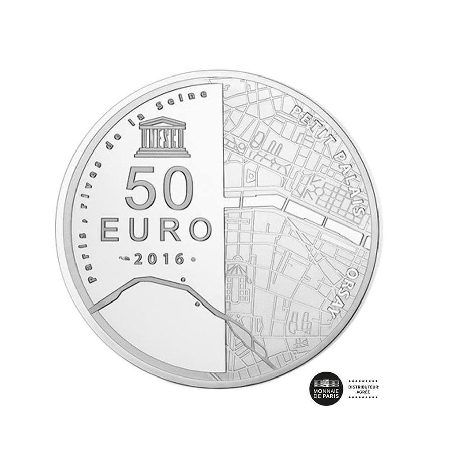 UNESCO - Rives de Seine - Musée d'Orsay - Geld von 50 € Geld - sein 2015