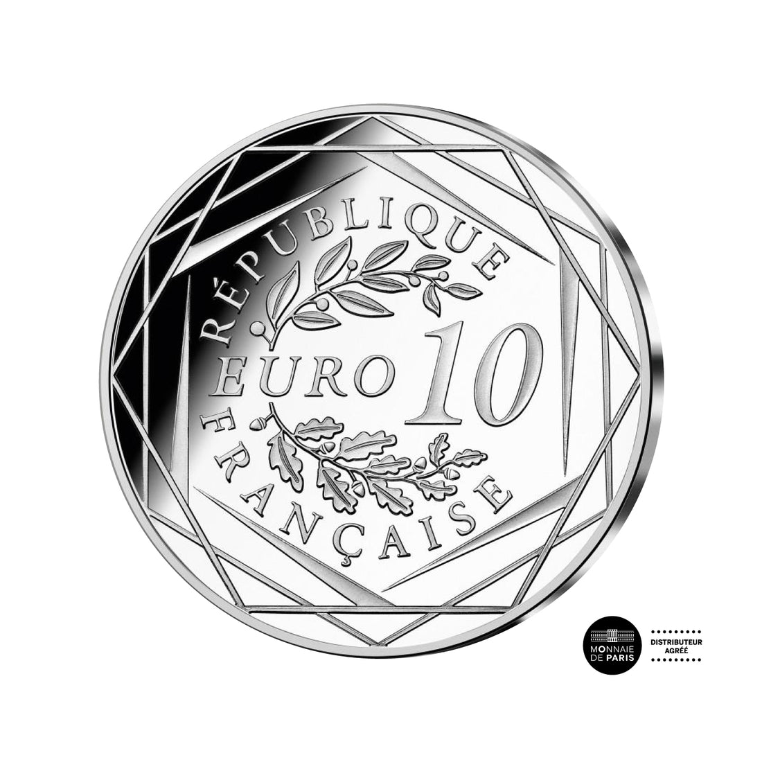 Währung von 10 € Geld - 400 Jahre Jean de la Fontaine - 2021