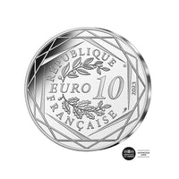 Paris 2024 Olympische Spiele - Skateboard (4/9) - 10 € Geld - Welle 1 farbig
