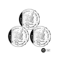 Le Petit Prince - veel 3 munten van € 10 zilver - Be 2021