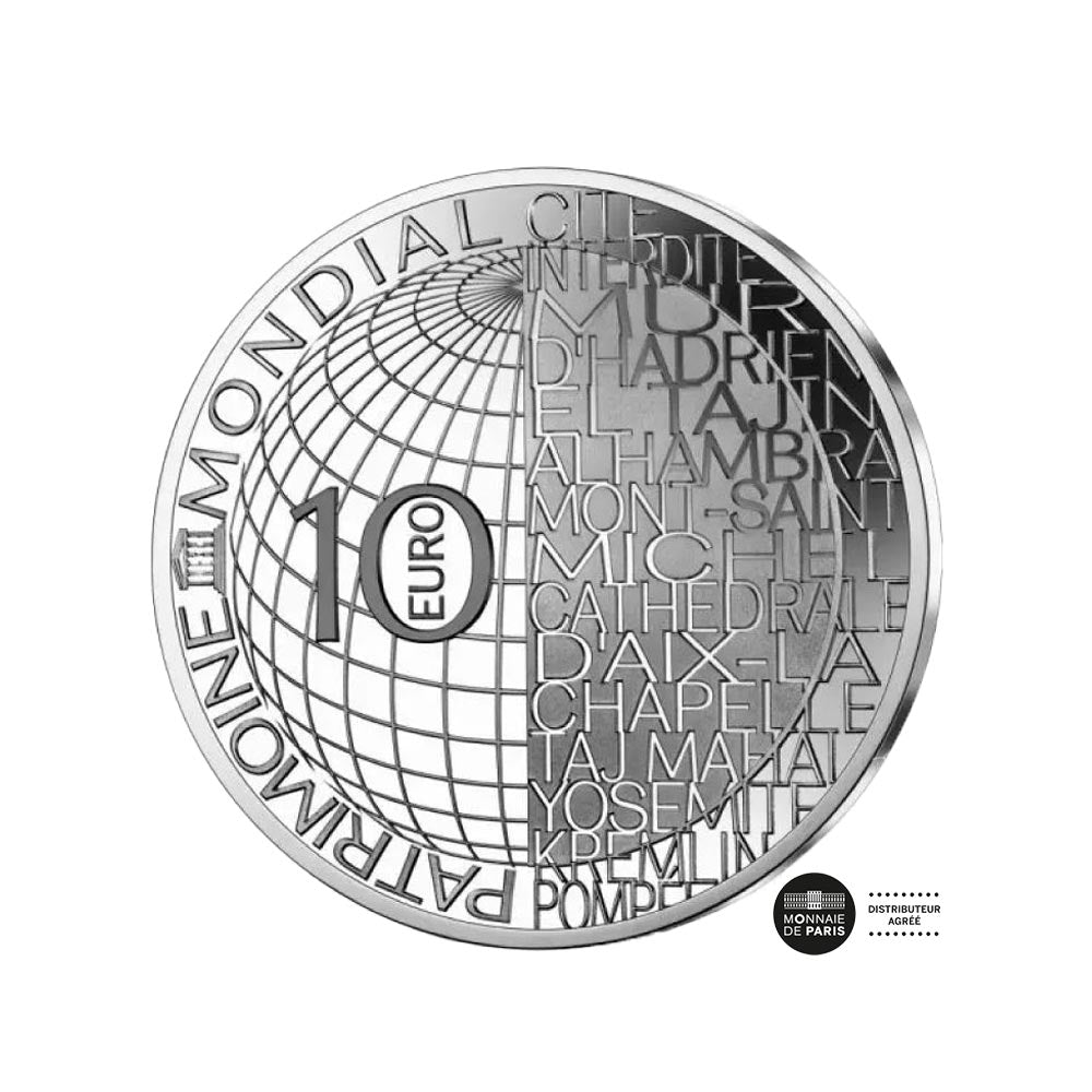 Unesco - Mont Saint-Michel - Monnaie de 10 euro Argent BE - 2020