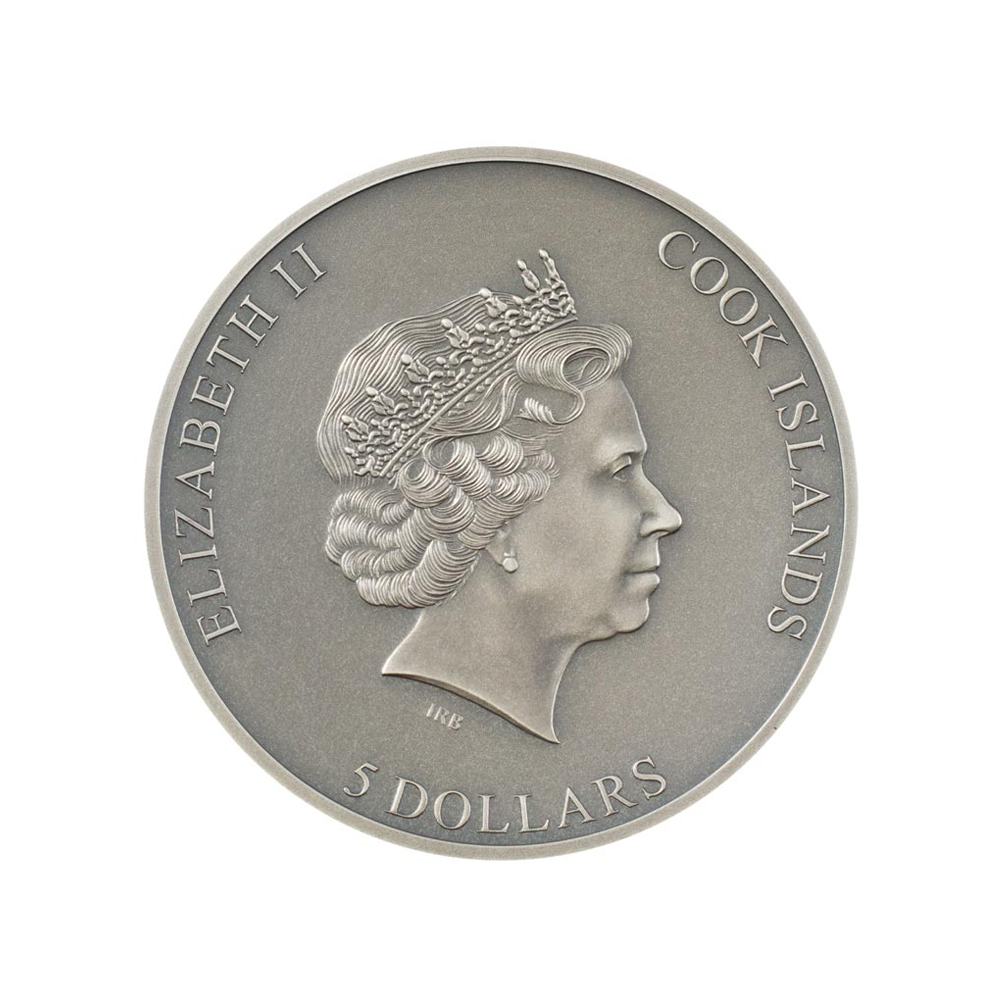 Gevangen - ongetrapt - 5 dollar - 1oz zilver 2022