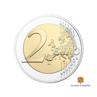 Andorra 2019 - 2 euro herdenking - wapenschild