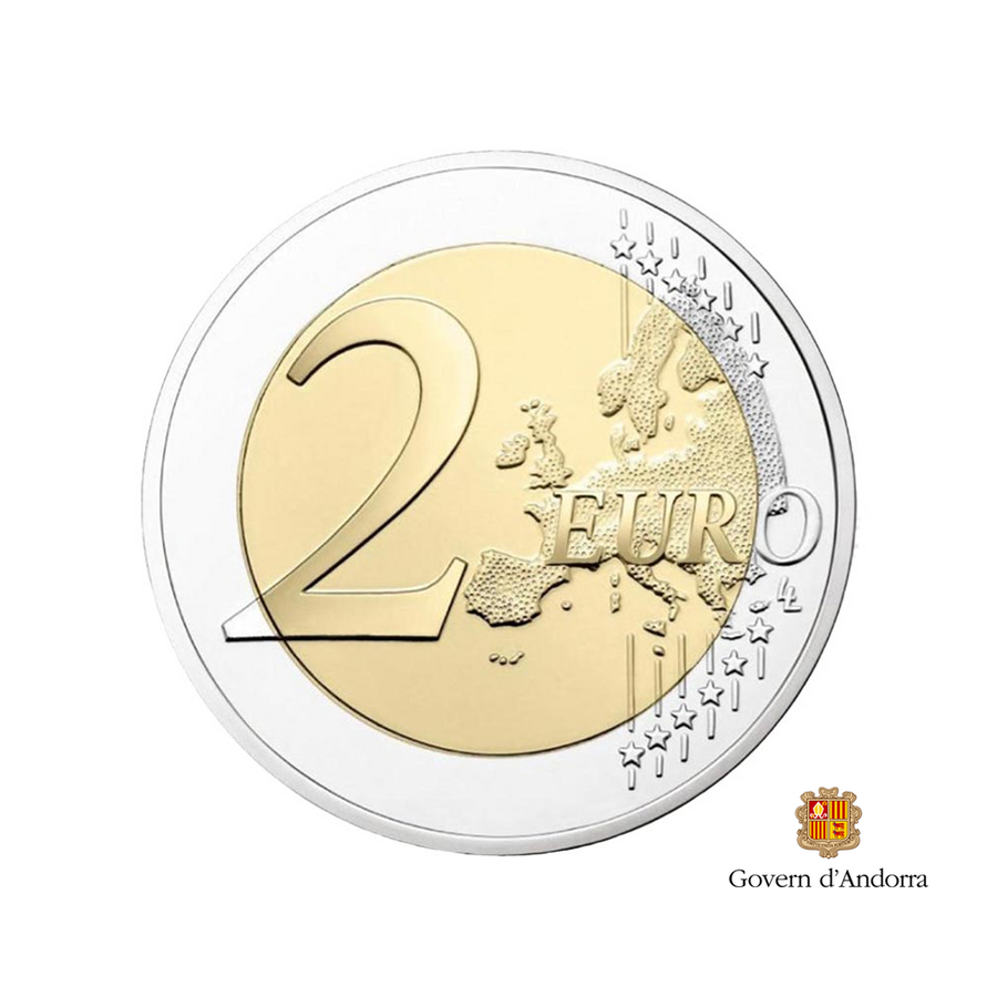 Andorra 2019 - 2 Euro comemorativo - Brasão de armas