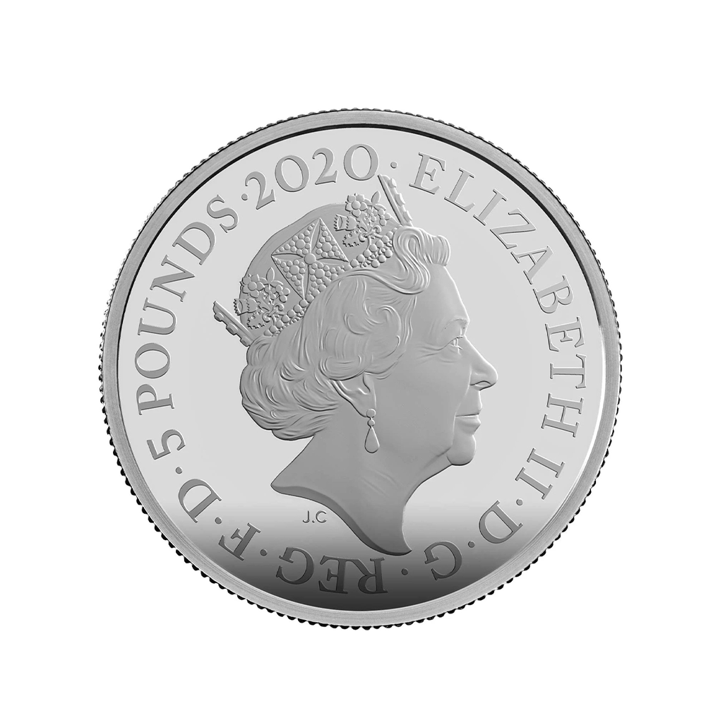 James Bond - £ 5 Silber - Großbritannien - 2020 sein