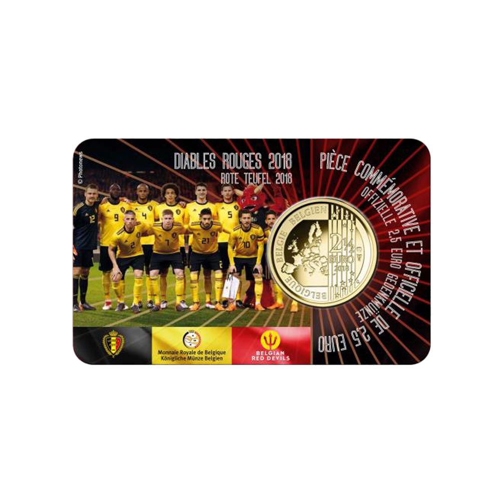 2,5 euro belgique 2018 BU coincard