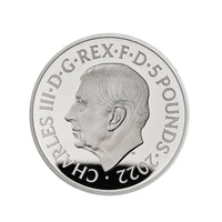 Zijne Majesteit Koningin Elizabeth II - 5 pond valuta - BU 2022