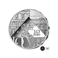 Zak van Napoleon 1e - valuta van € 10 zilver - Louvre - Be 2021