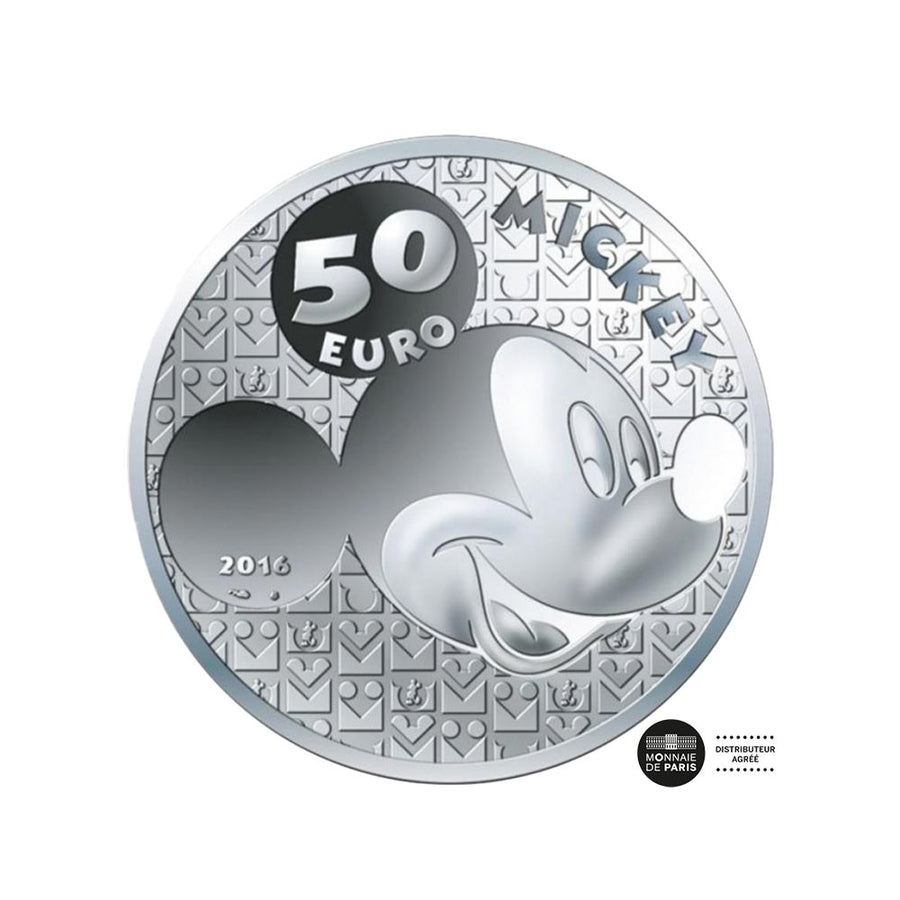 Mickey through the ages - Coins of € 50 Silver 5 OZ - BE 2016