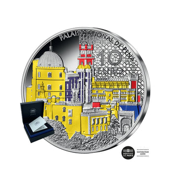 Palácio nacional de Pena - moeda de € 10 dinheiro - seja 2023