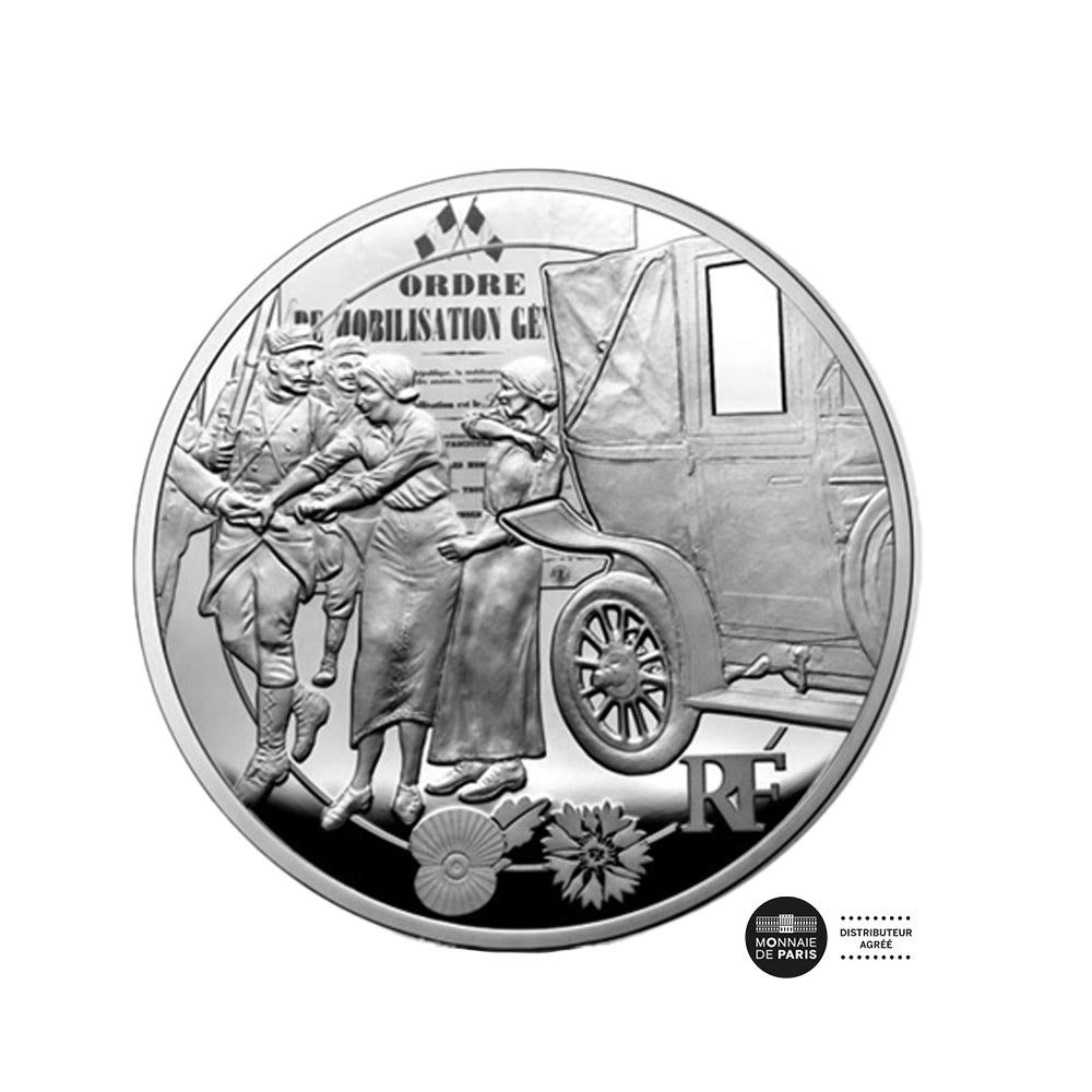 Les Hommes et les Femmes de la Grande Guerre - Monnaie de 50€ Argent - BE 2014