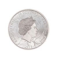 Silverland - Die Welle - Währung von 10 Dollar - 2023 sein
