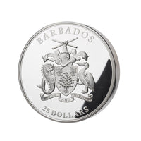 Bogen -en -ciel -Liquetten -Silber 25 -Dollar -Währung -2023 sein