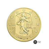 Semeuse (le Teston) - valuta van € 10 goud - be 2016