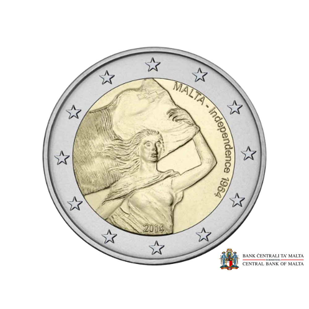 Malta 2014 - 2 Euro Gedenk - Unabhängigkeit