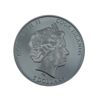 in memoriam queen elizabeth II 5 dollar argent 2022