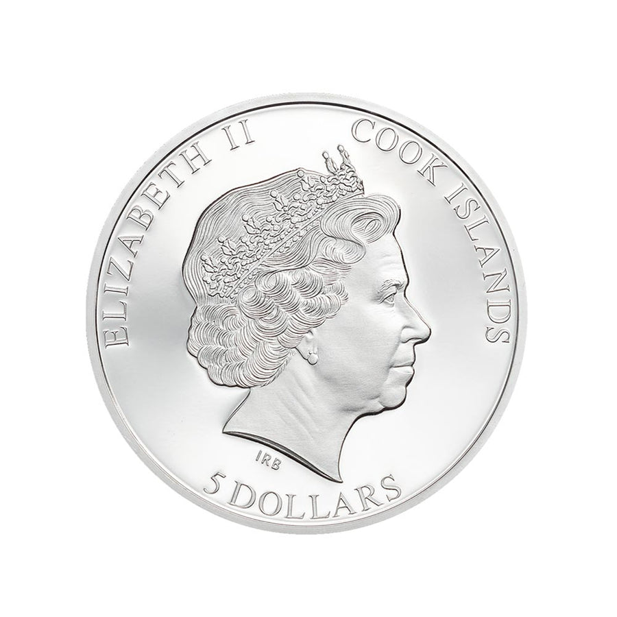 In memorriam queen elizabeth II monnaie de 5 dollar argent 2022