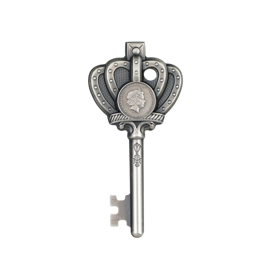 Zilveren sleutels - sleutel tot mijn koninkrijk - 5 dollar valuta - be 2023
