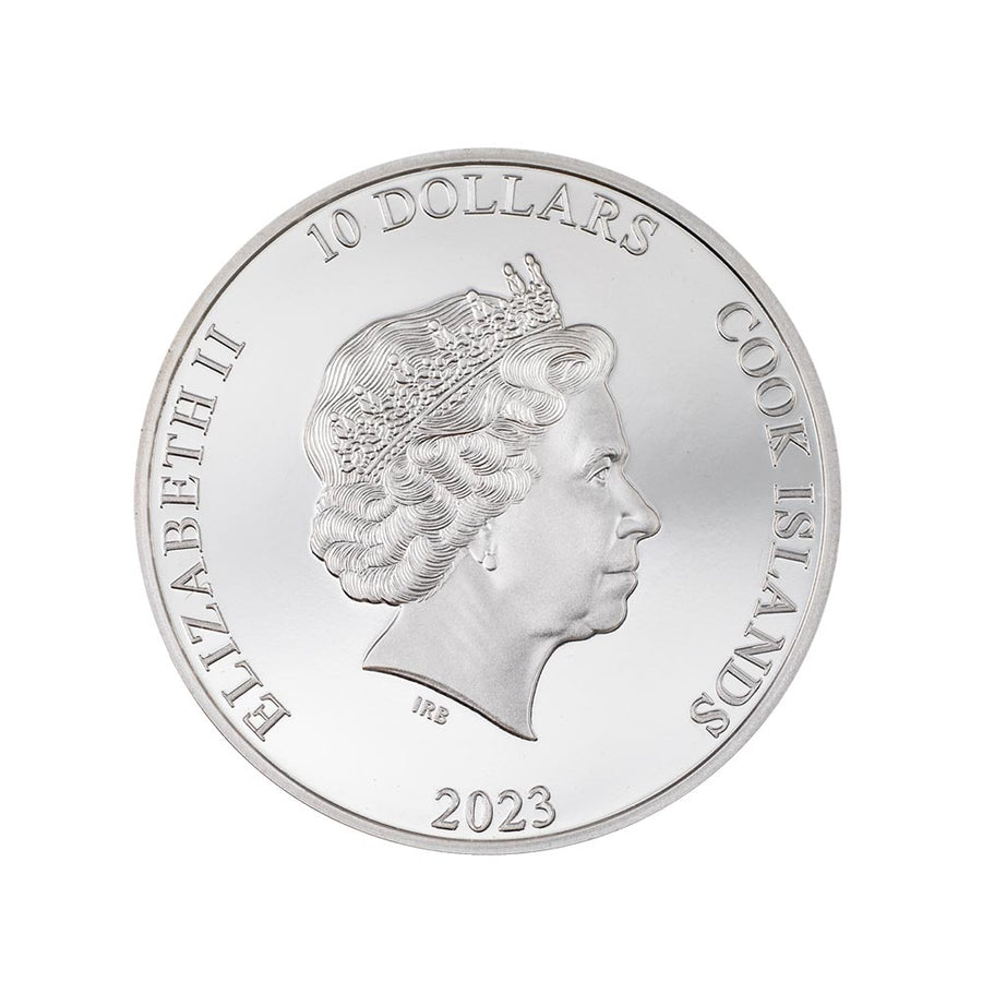 Moutains - Halbkuppel - Währung von 10 Dollar Silber - 2023 sein