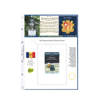 Sheets Album 2014 em 2021 - 2 euros comemorativo - Andorra