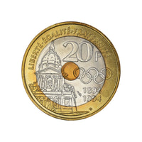 França - 20 Francs 1994 - Pierre de Coubertin