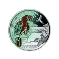 Autriche 2018 - 3 Euro Commémorative - Papagei - 6/12