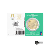 Jeux Olympiques de Paris 2024 - 2€ Commémorative BU 4/5 - Année 2