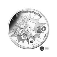 ASTERIX - Valuta di € 10 Silver - IdéFix - BE 2019