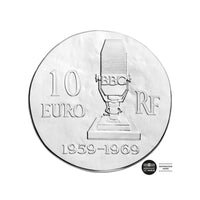 Charles de Gaulle - valuta di € 10 denaro - BE 2015