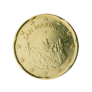 Saint Marin 2017 - Rouleau de 40 pièces de 20 centimes