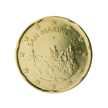 Rotolo di 40 pezzi di 20 centesimi - Saint Marin - 2017