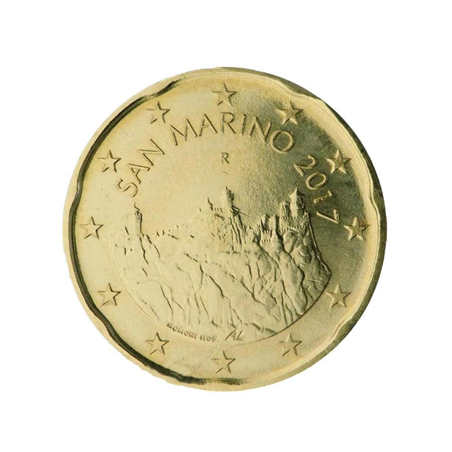 Roll of 40 pieces of 20 cents - Saint Marin - 2017