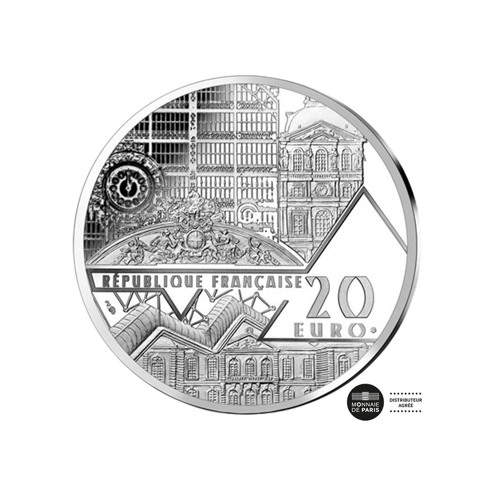 La Joconde - Currency of 20 Euro Silver 1 Oz - BE 2019