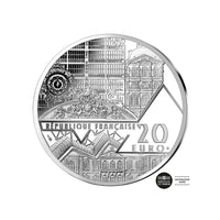 La Joconde - Monnaie de 20 Euro Argent 1 Oz - BE 2019