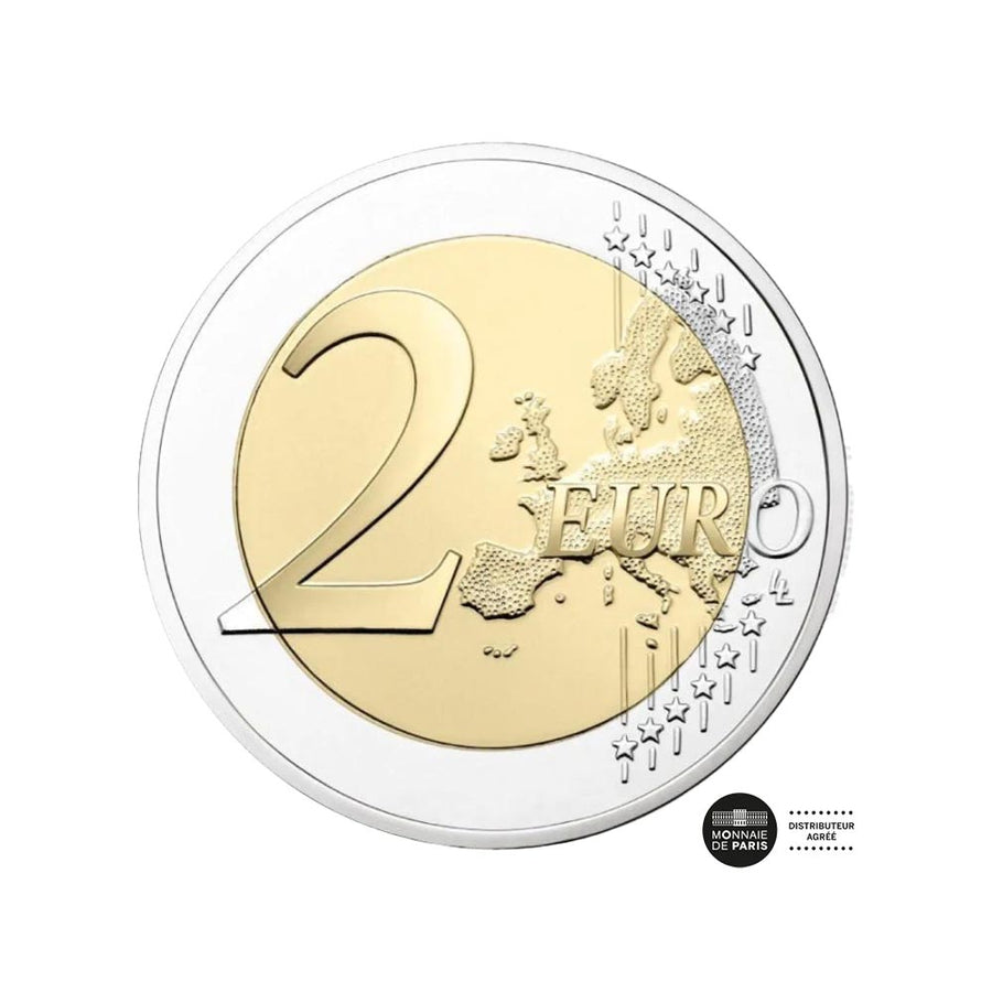 Autunno del muro di Berlino - Lotto di 2 monete di € 2 Commemorative BE + BU - 2019