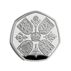 Royaume-Uni - Sa Majesté la Reine Elisabeth II - Monnaie de 50 Pence - BU 2022