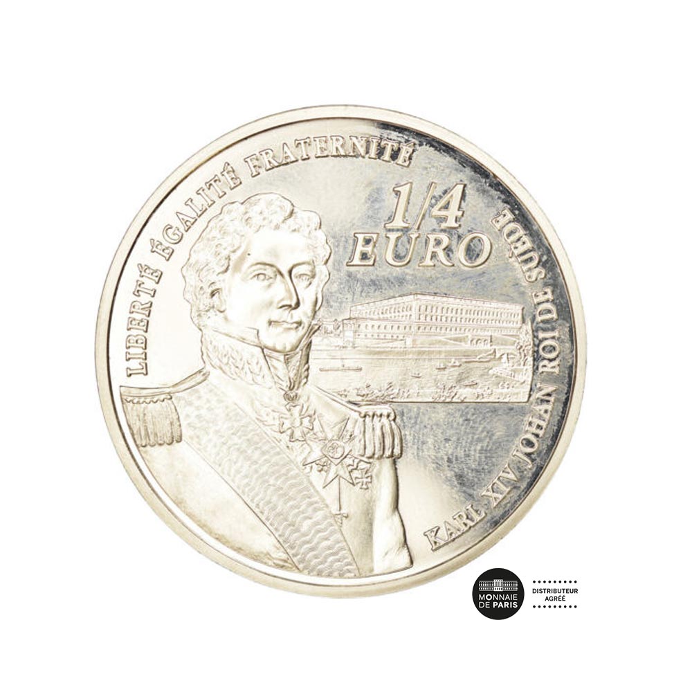 J.B Bernadotte - Valuta van € 1/4 zilver - Be 2006