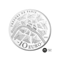 Treasures of Paris - Pont Alexandre III - Currency of € 10 Silver - BE 2018