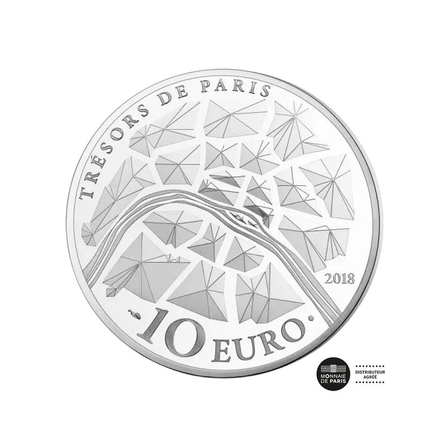 Treasures of Paris - Pont Alexandre III - Currency of € 10 Silver - BE 2018