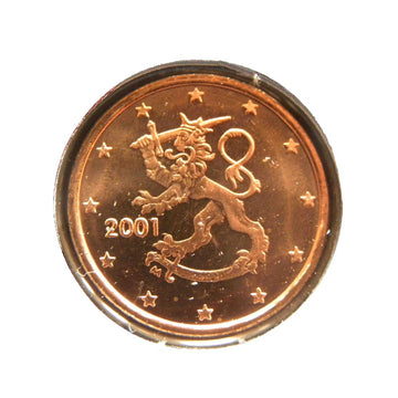 Finlande 2001 - Rouleau de 50 pièces de 1 centime