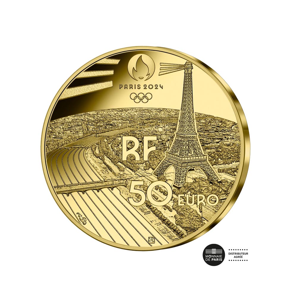 revers 50 euro or JO paris 2024