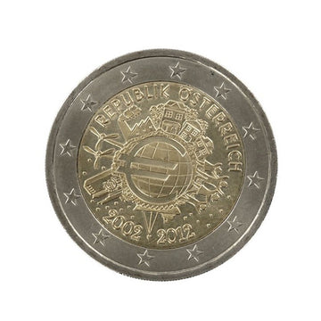 Austria 2012 - 2 Euro commemorative - 10 years of the euro