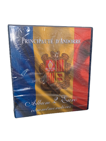 Album + Sheets 2014 bis 2019 - 2 Euro Gedenk - Andorra