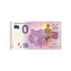 ⁣⁢Nulla eurós szuvenír bankjegy - Grand Raid - Franciaország - 2019⁤⁣