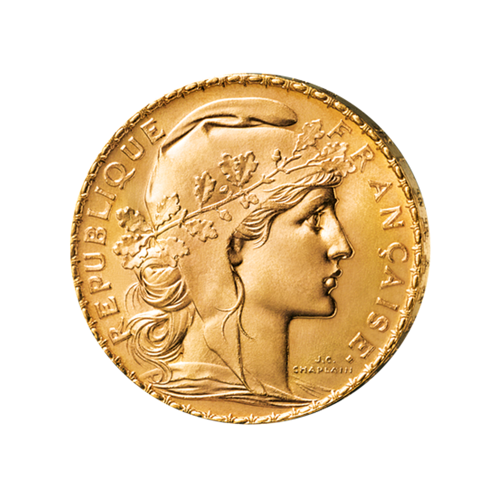 20 francs gold - Marianne Coq