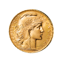 20 Francs - Marianne Coq - IIIème République - France - 1907-1914