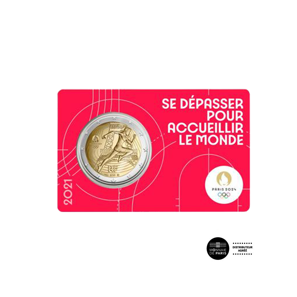 Paris Olympic Games 2024 - € 2 commemorative BU 2/5 - Year 1