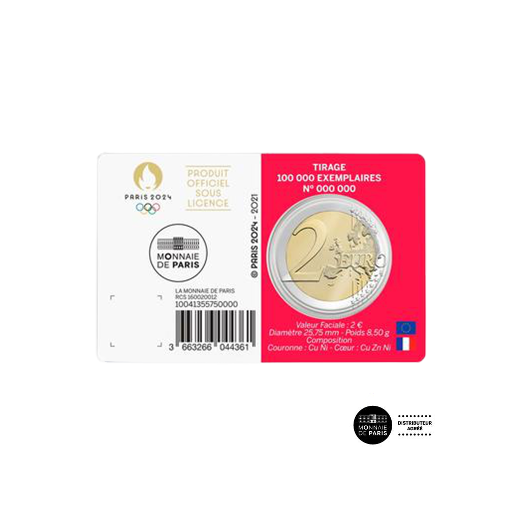 Paris Olympic Games 2024 - € 2 commemorative BU 2/5 - Year 1